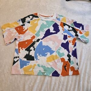 DSG Girls' NBA WNBA Abstract Print Basketball T-Shirt Size M (10-12) New Youth